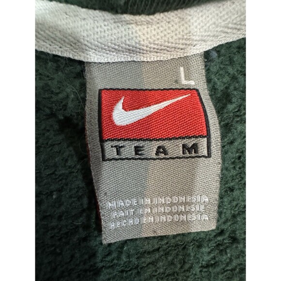 Vintage NIKE MSU Michigan State University Full Zip Hoodie Mens Large - Picture 5 of 5